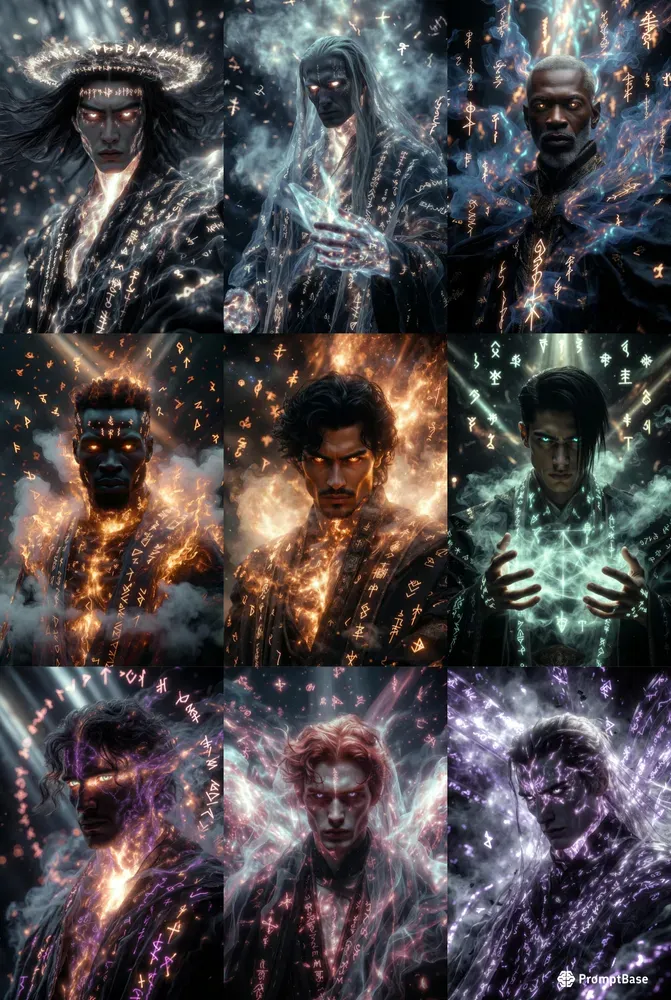 Spirit Oracle Portrait Males