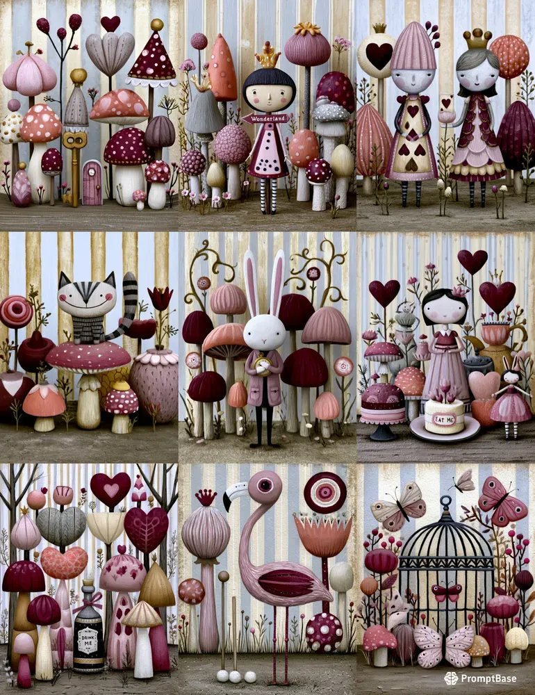 Wonderland Tea Garden Pages