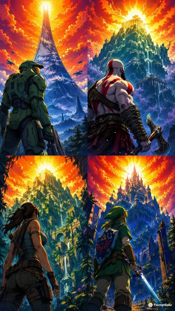 Epic Cellshaded Hero Quests