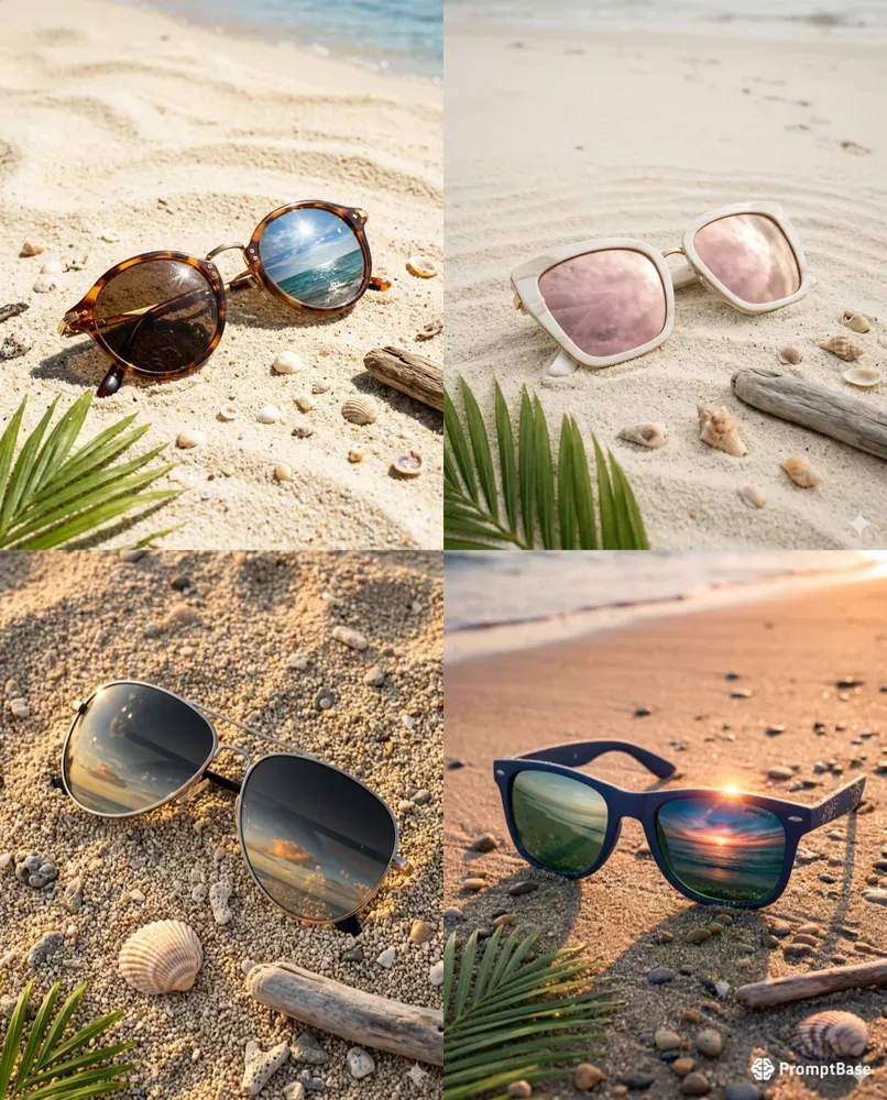 Sunglasses On Sand