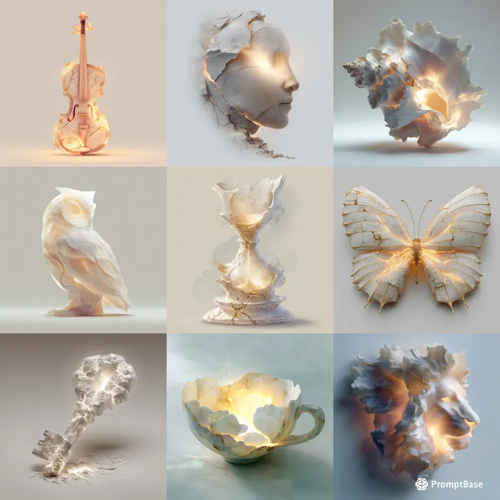 Luminous Objects Art