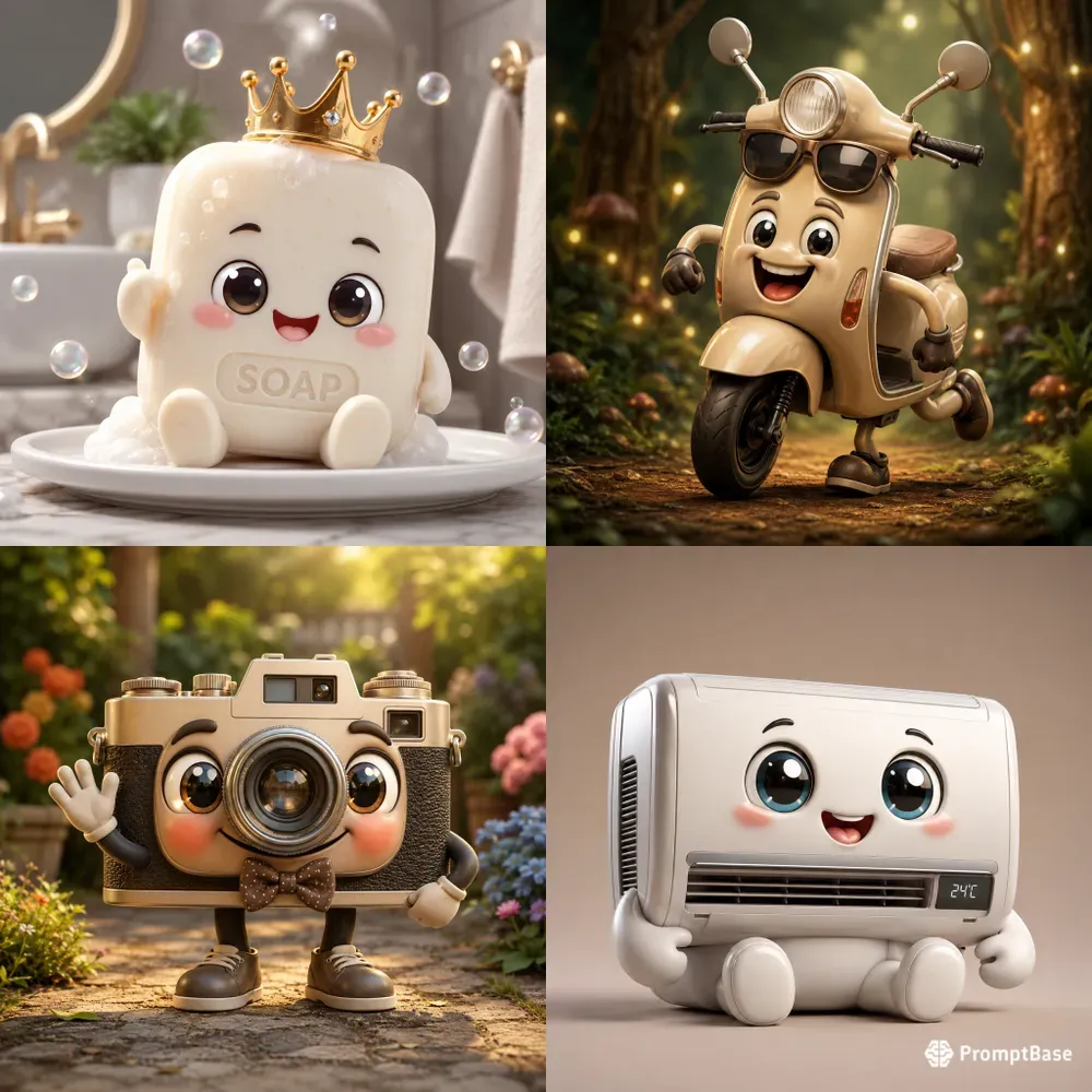 3D Object Character Mascot Generator