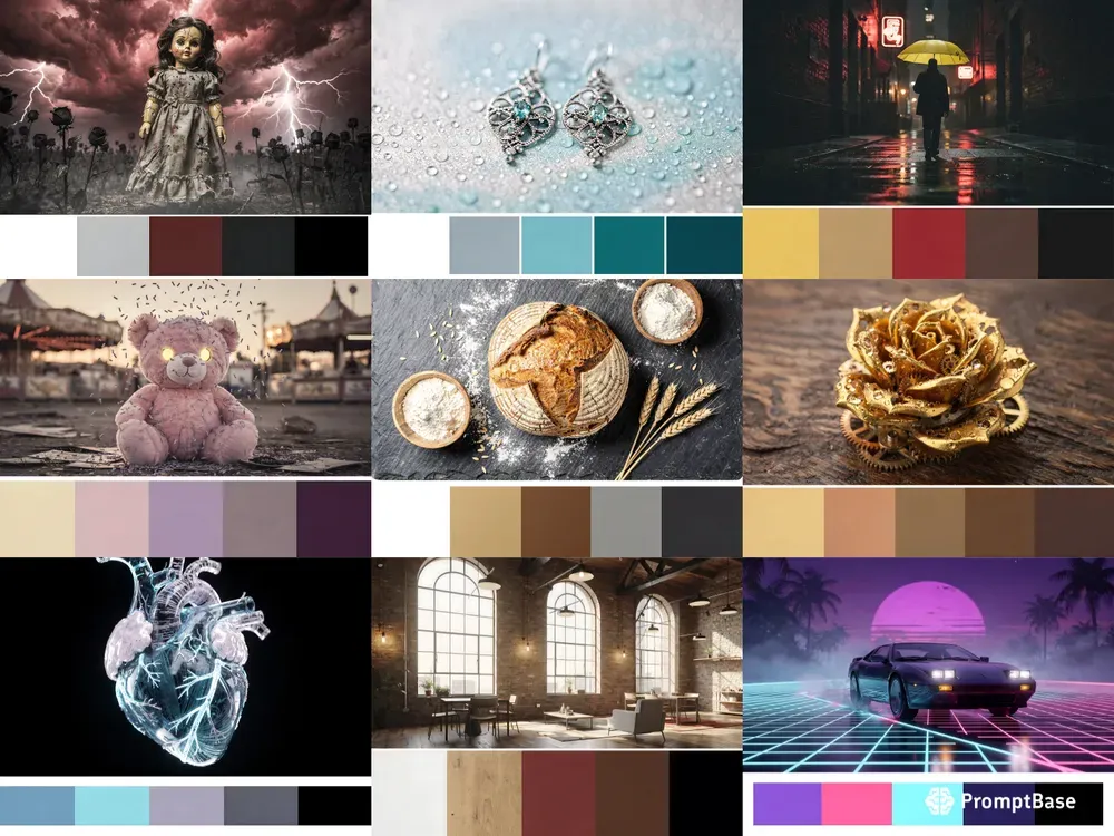 Editorial Photo Moodboard Palette Pros