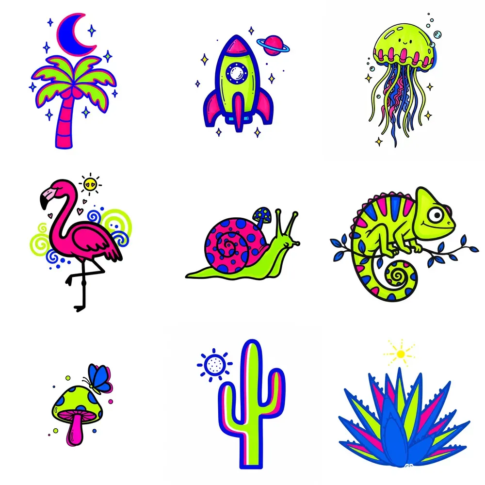 Quirky Minimalist Clip Art Doodles