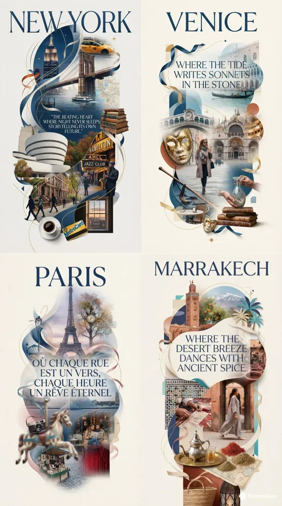 Editorial Travel Poster Generator