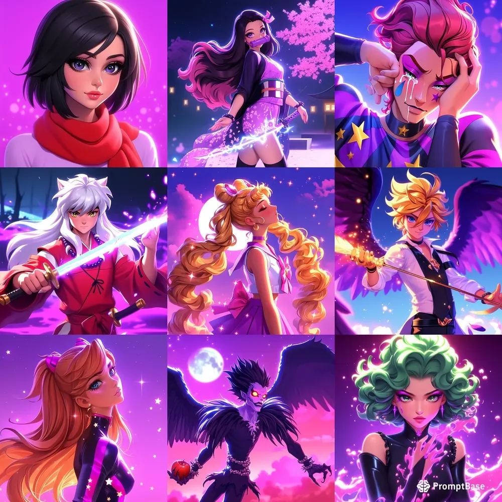 Anime Fantasy Character Art