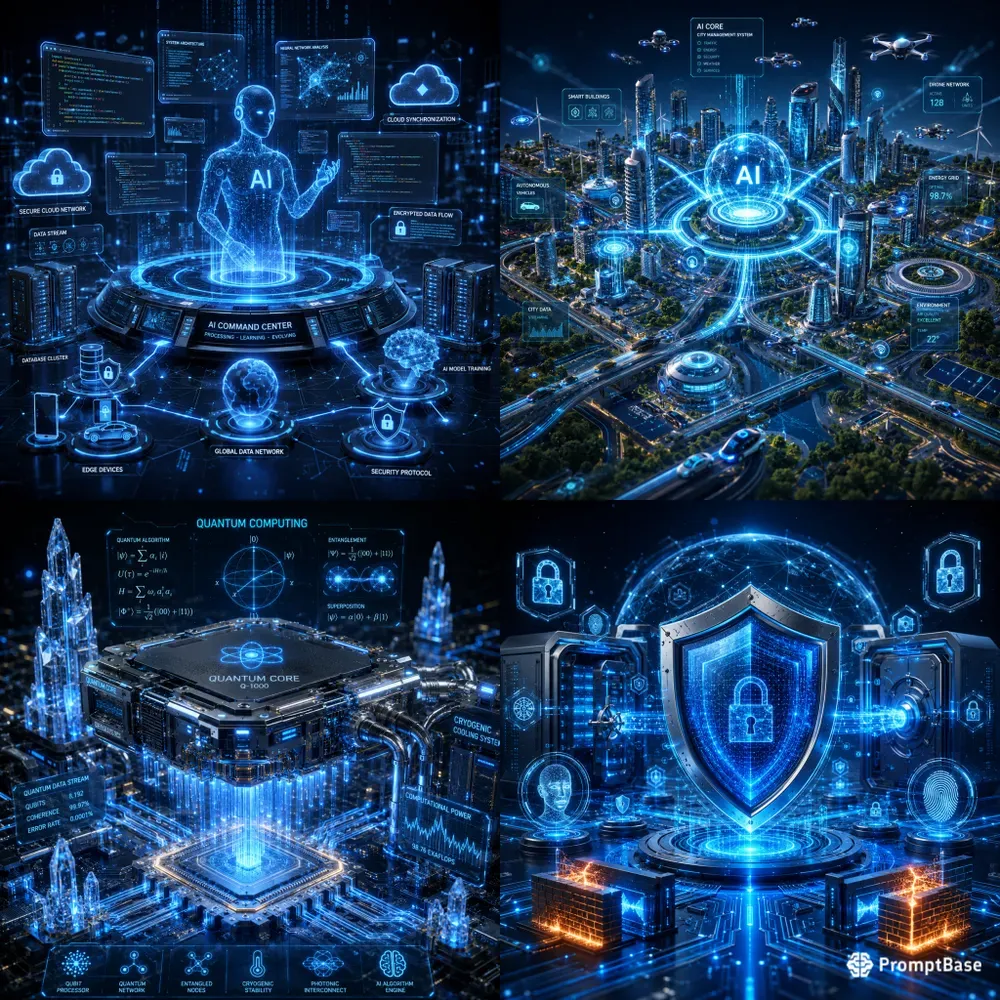 Futuristic Technology Networks