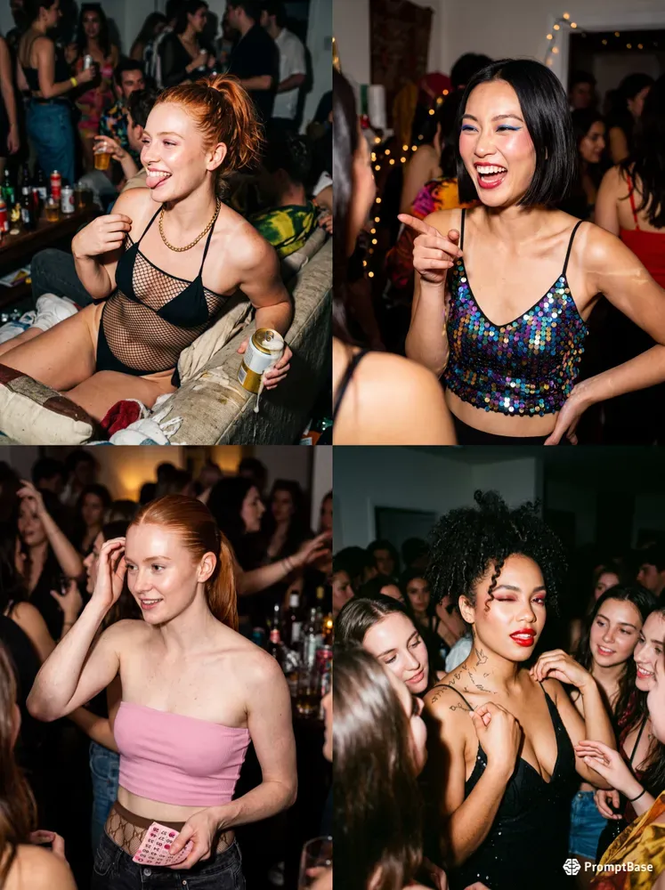 Flash Nightlife Fashion Portraits