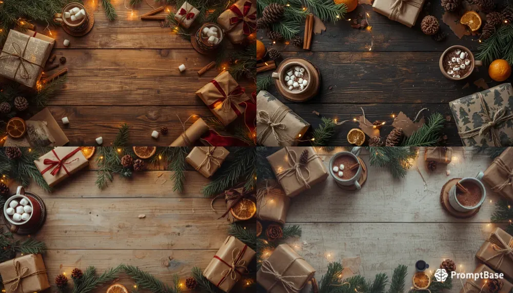 Winter Table Mockup Creator