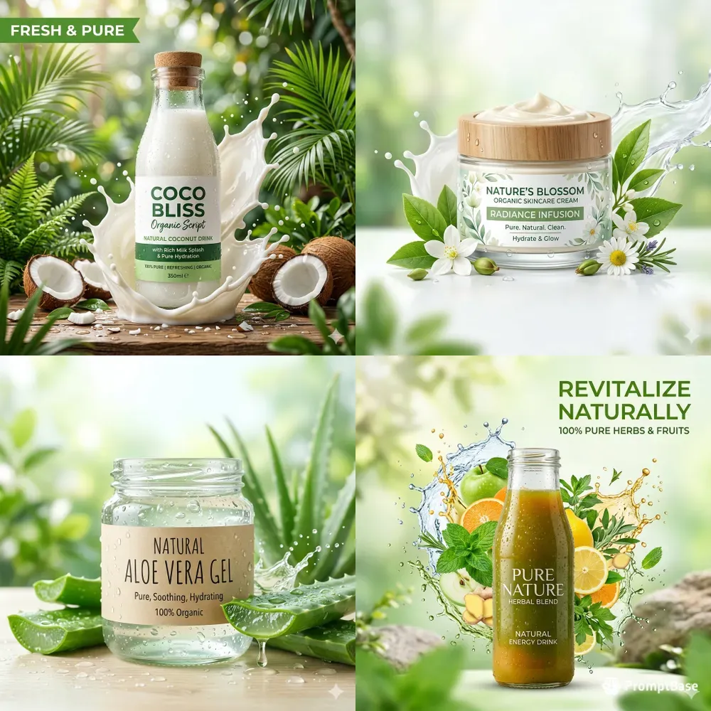 Fresh Natural Product Ad Generator