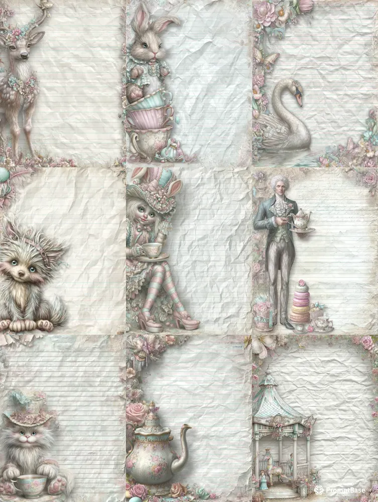 Tea Party Plain Papers