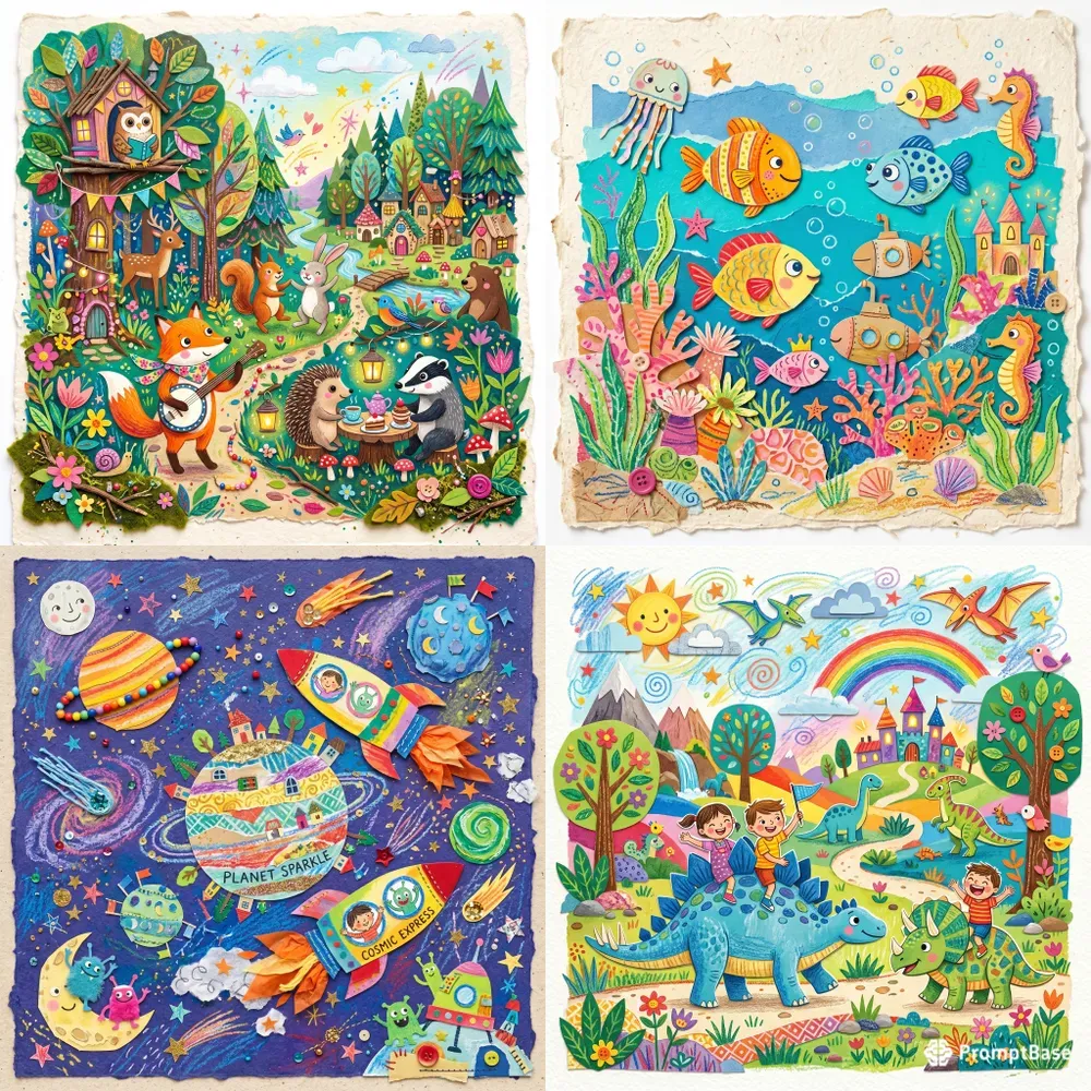 Crayon World Mixed Media Creators