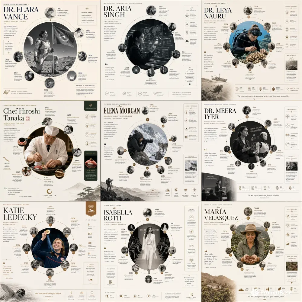 Modern Timeline Infographic Creators