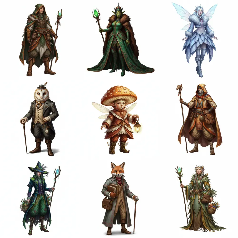 Whimsical Fantasy Character Assets