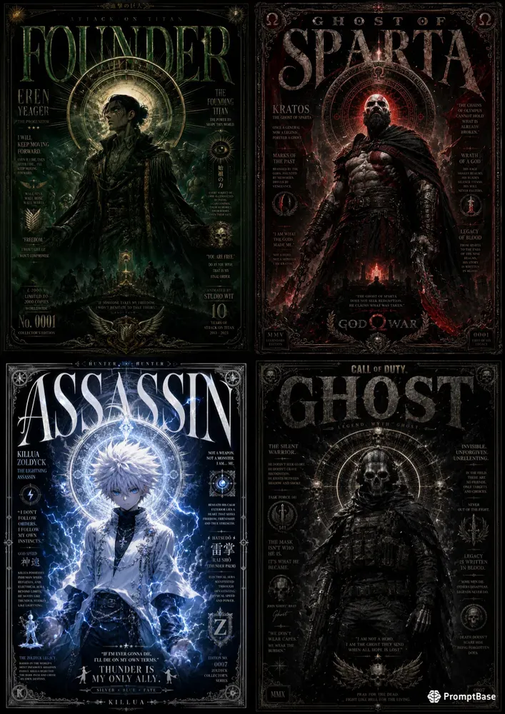 Dark Fantasy Editorial Posters