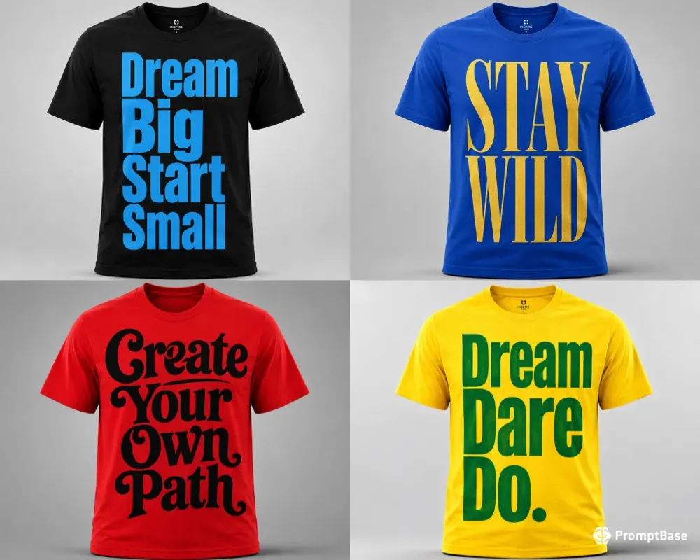 Tshirt Designs With Catchy Quotes