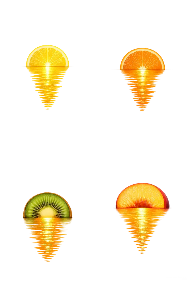 Fruit Sunset Reflections Tee Designs