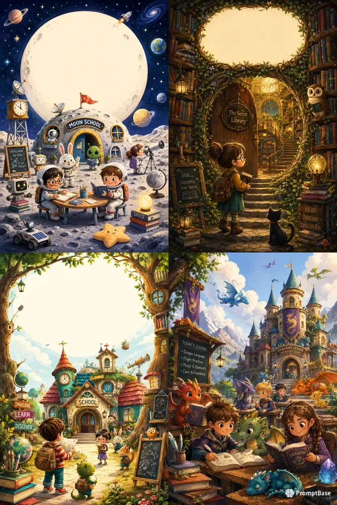 Kids School Book Covers