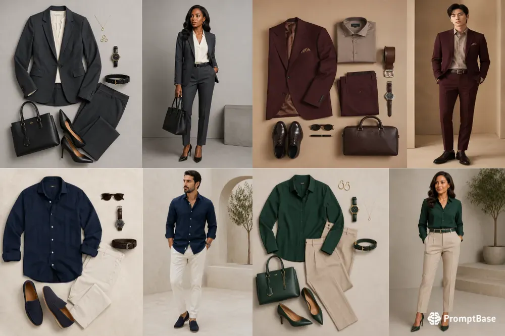 Luxury Outfit Flat Lay Ais