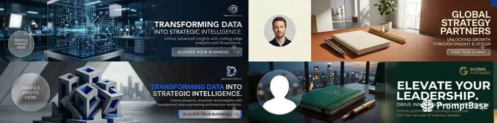 Professional LinkedIn Profile Banner Art