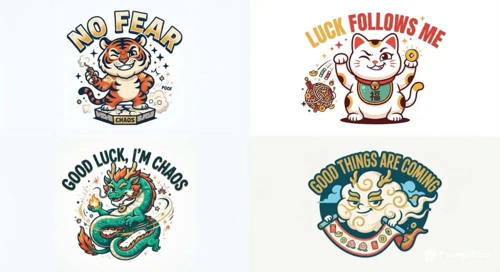 Chinese Cute Tshirt Designs