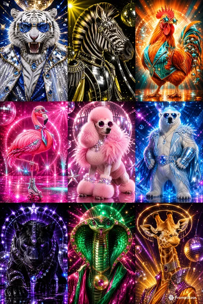 Disco Beast Icons
