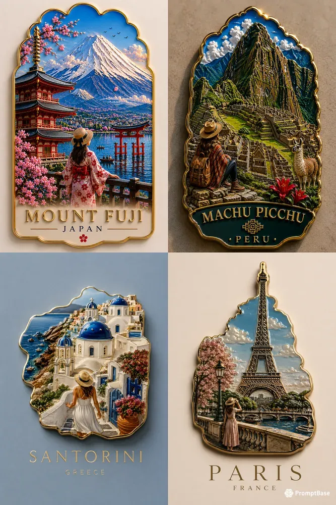 Travel Enamel Magnet Generator