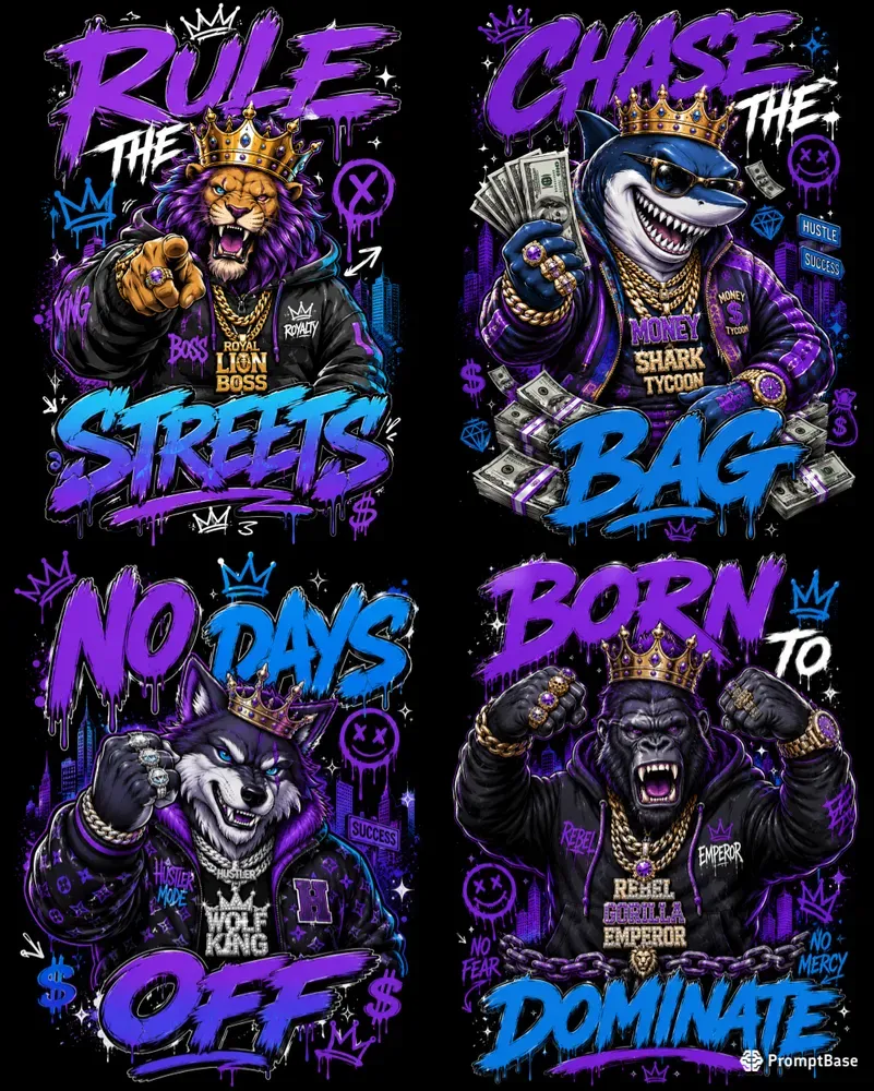 Urban King Mascot Tshirts