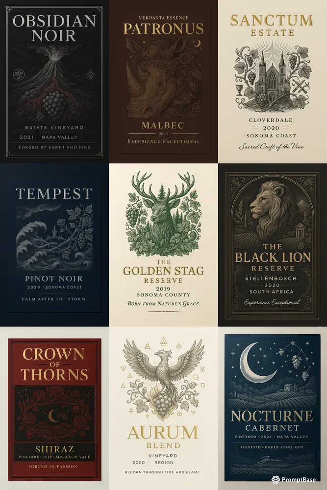 Wine Label Designs