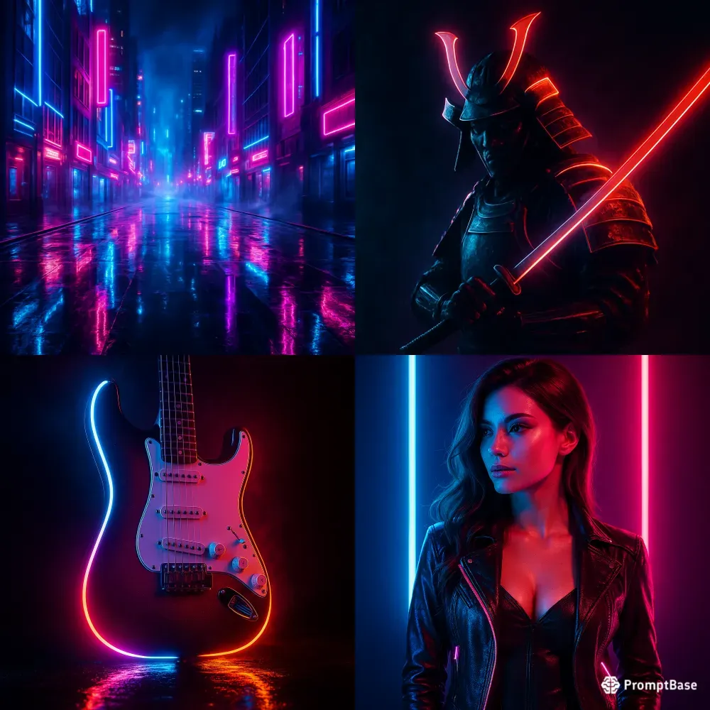 Hyperrealistic Neon Photo Creators