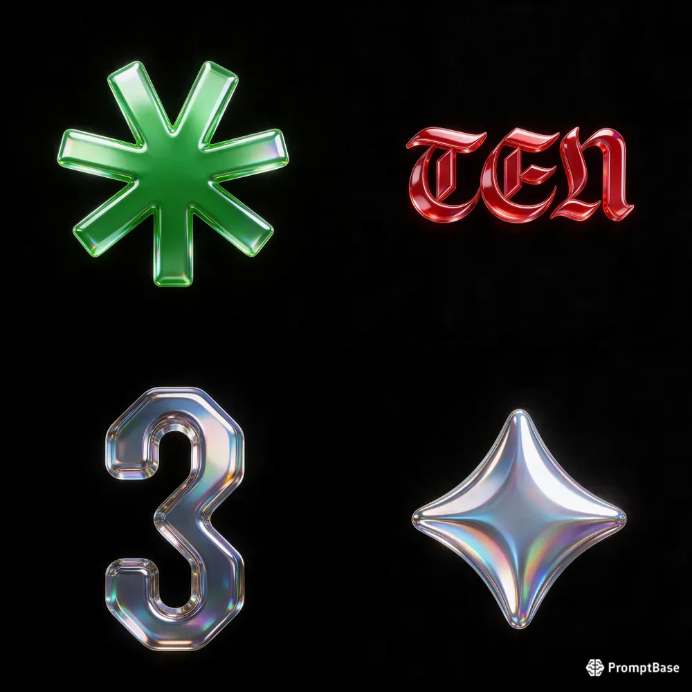Ultrarealistic 3D Logo Transformations