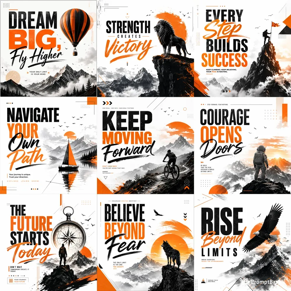 Modern Motivational Quote Posters