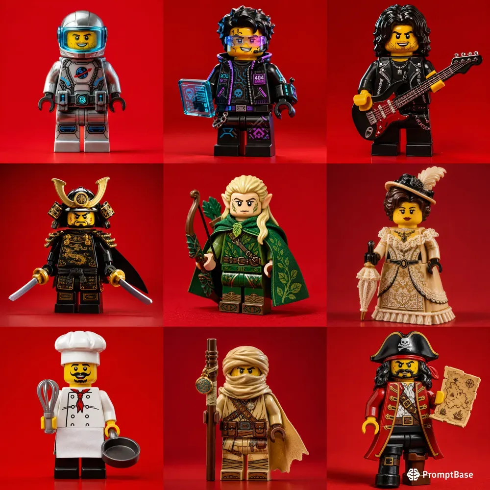 Lego Minifigure Character Studio Sets