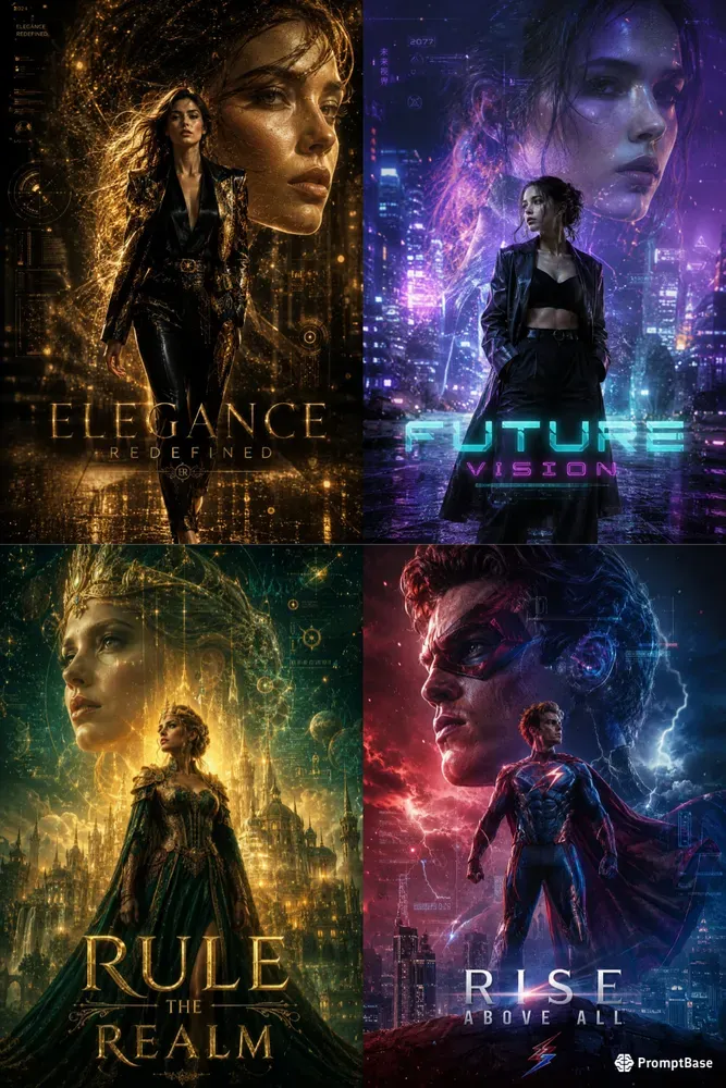 Luxury Cinematic Posters