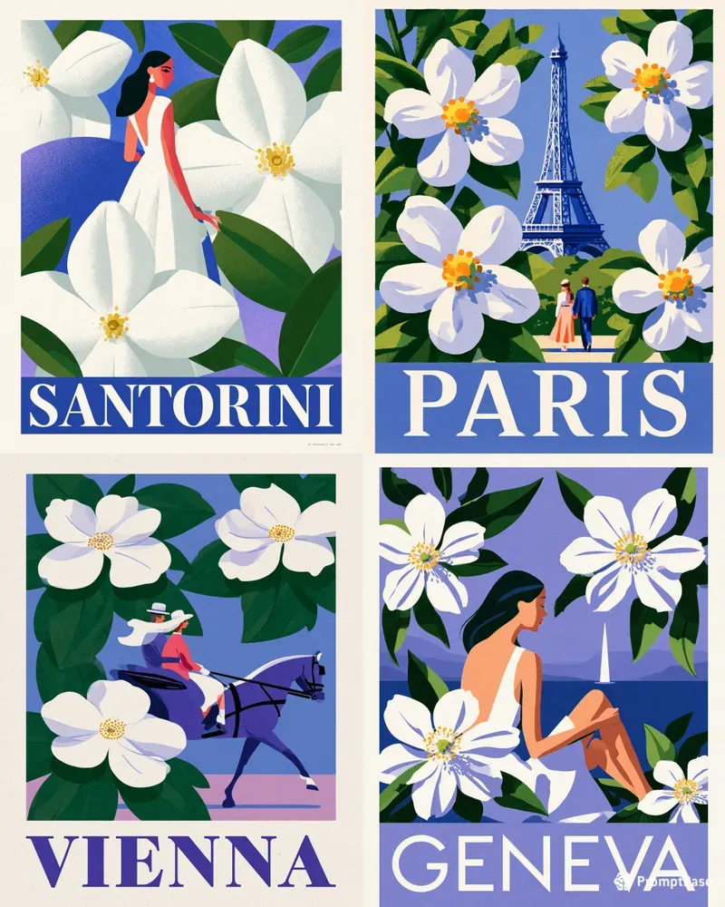 Botanical City Posters