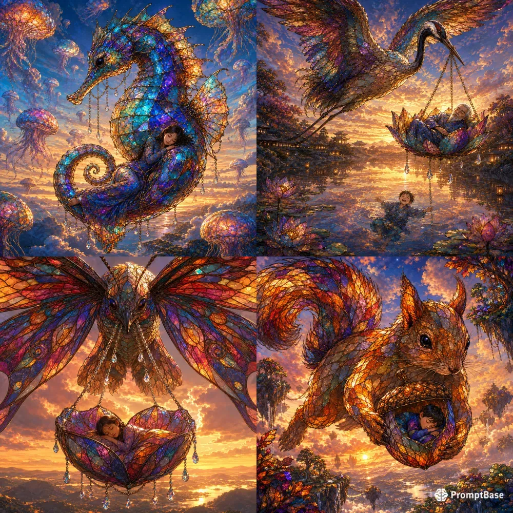 Crystal Wing Cradles