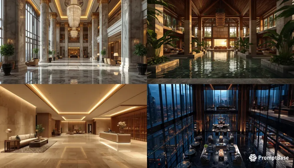 Luxury Hotel Lobbies