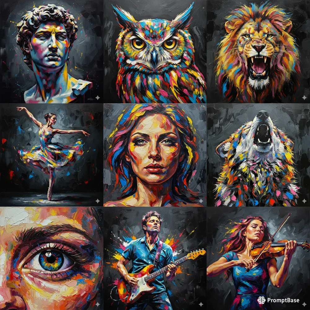 Abstract Portrait Paintings
