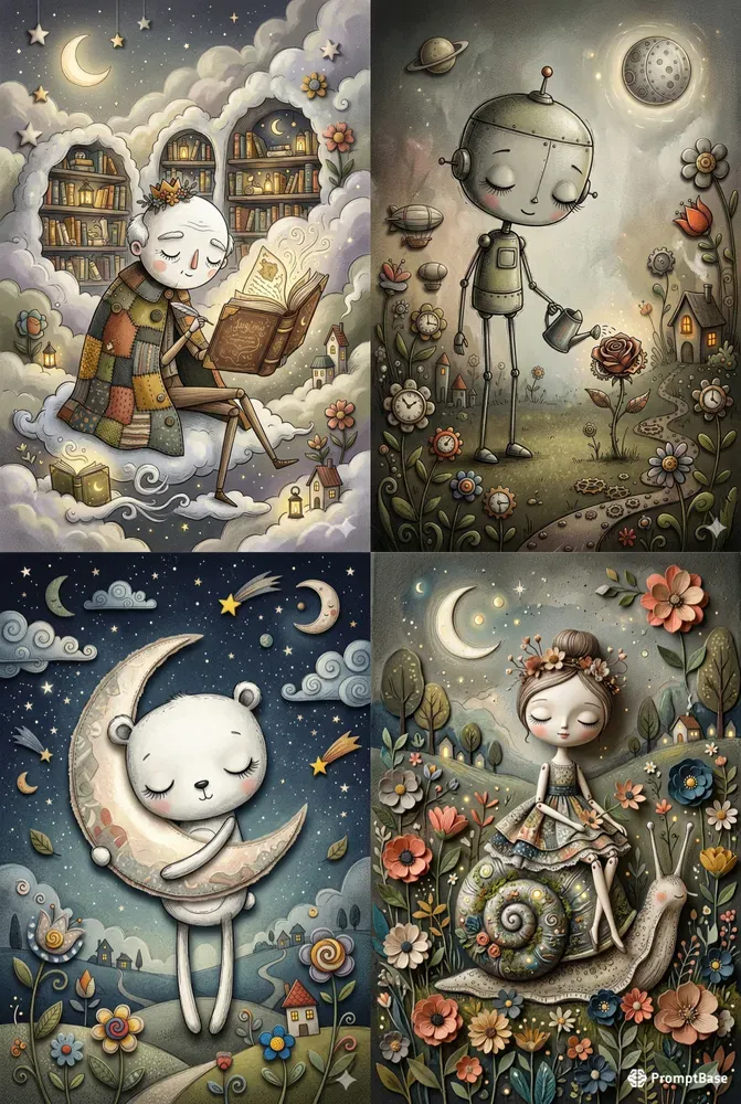 Boutique Storybook Character Clipart
