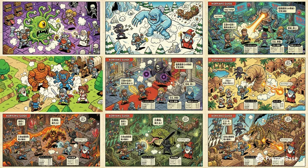 Vintage Isometric Halftone Jrpg Manuals