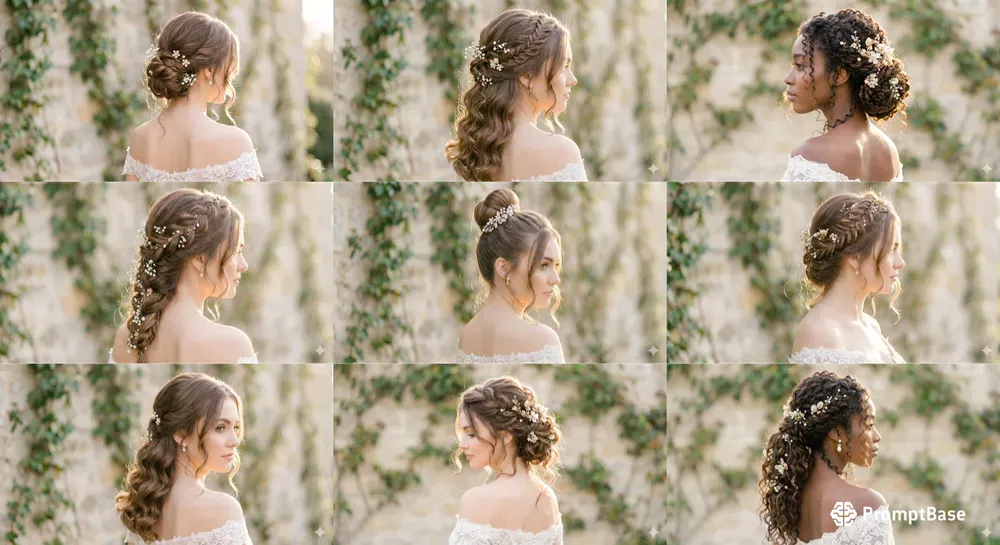 Consistent Bridal Hairstyle Generator