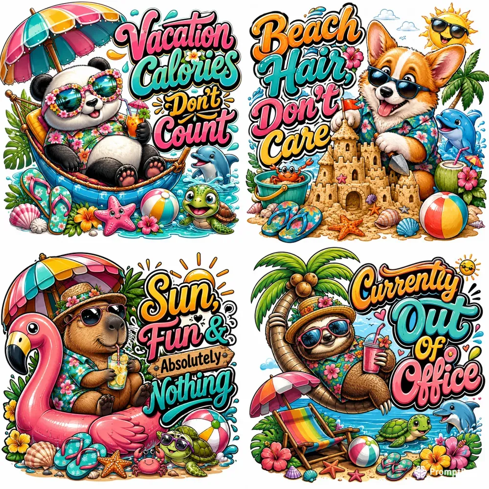 Vacation Animal Tshirts