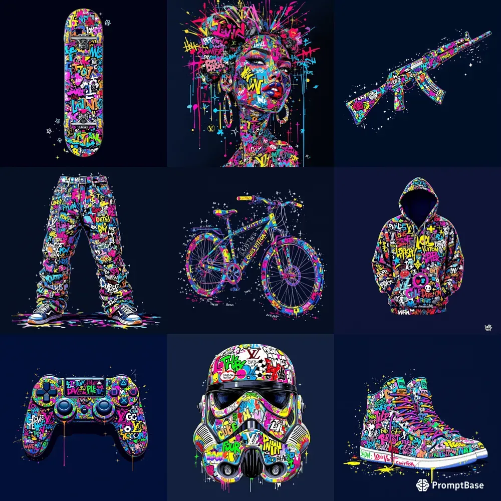 Stylish And Colorful Graffiti Designs