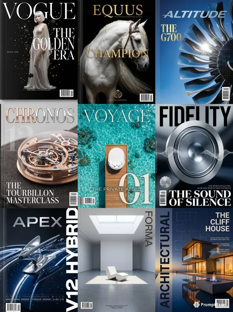Highend Commercial Magazine Covers