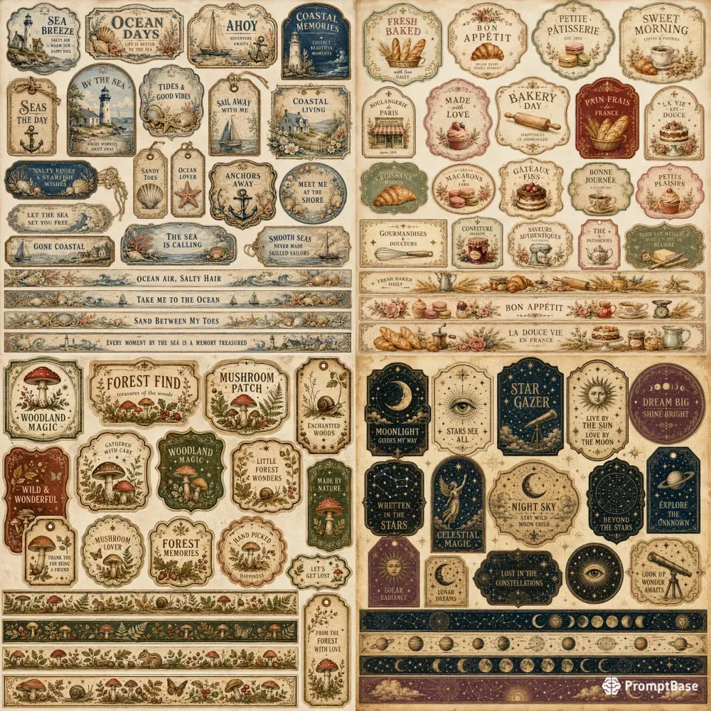 Vintage Garden Label Collections