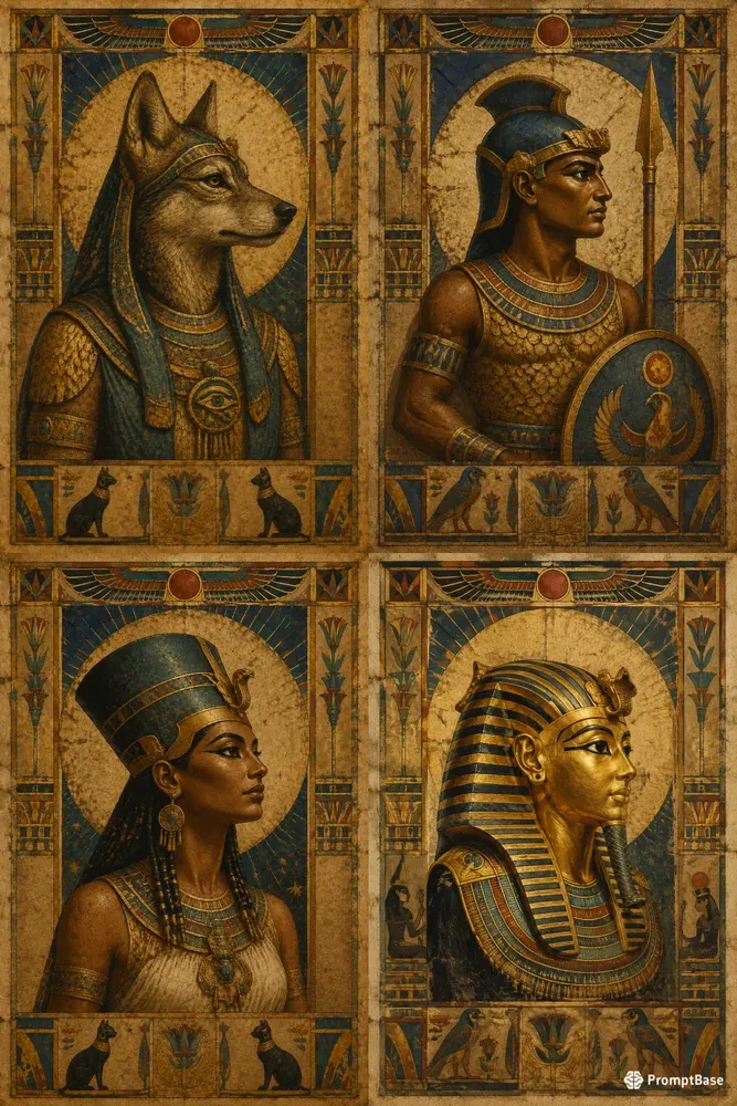 Egyptian Portrait Poster Generator