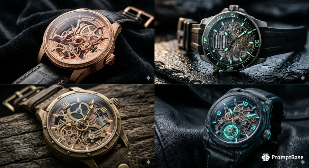 Cinematic Luxury Scifi Watches