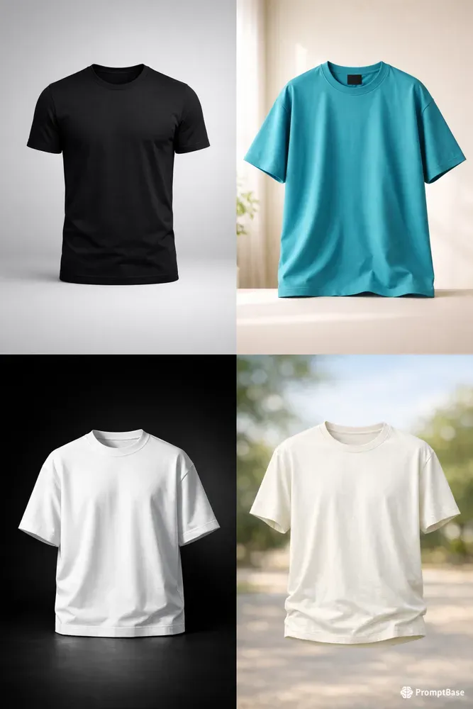 Clean Tshirt Mockups For Designers