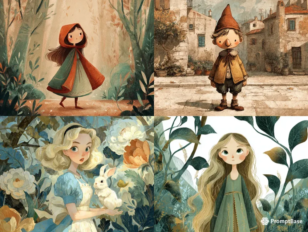 Storybook Character Illustrations