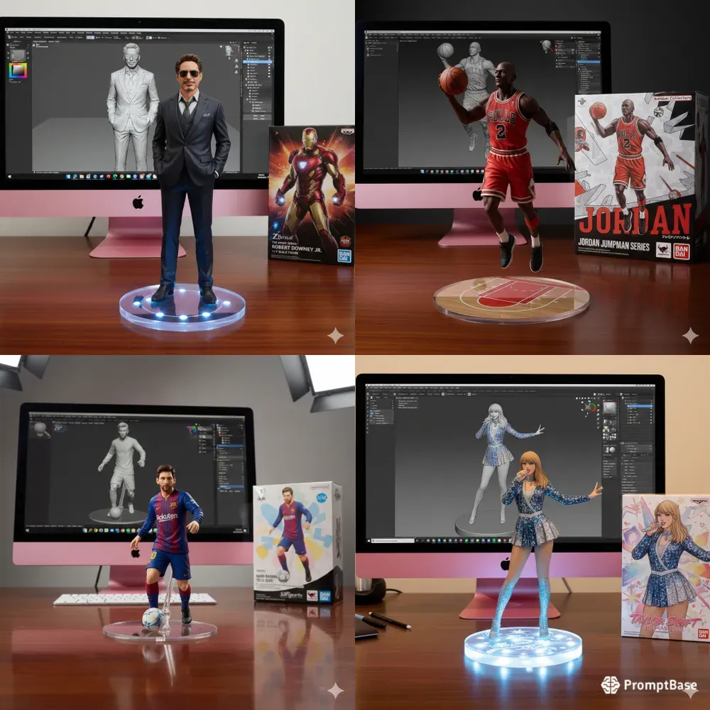 3D Model Figures 3D Person Characters